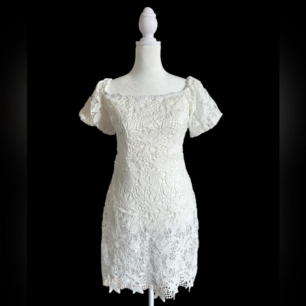 White AQUA dress brand new with Tags!